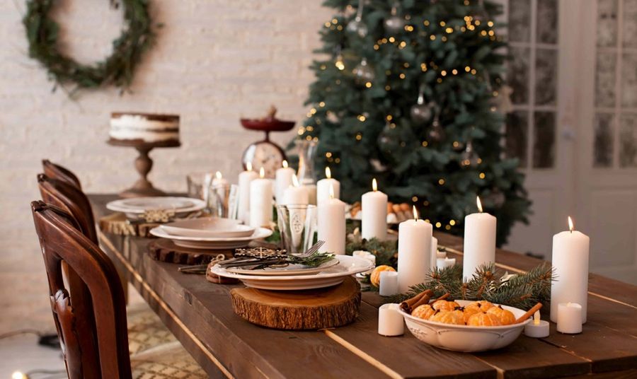 mesas de navidad decoracion